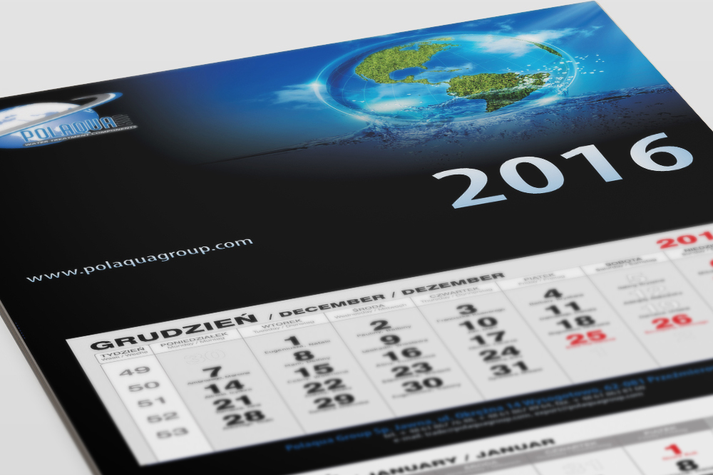 projektowanie kalendarzy firmowych
